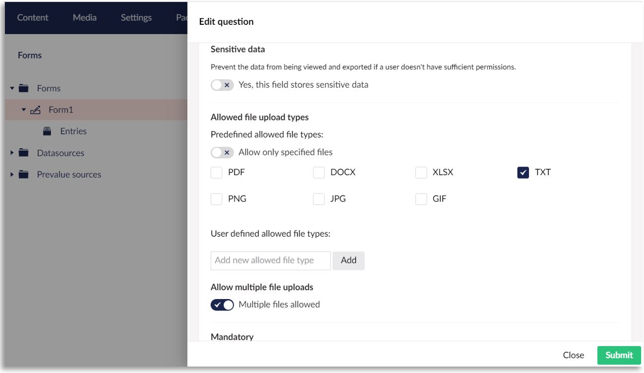 Umbraco Upload Component